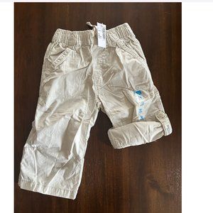 18m BOYS Khaki Pants/Roll-up Shorts, NEW, THE CHILDREN'S PLACE